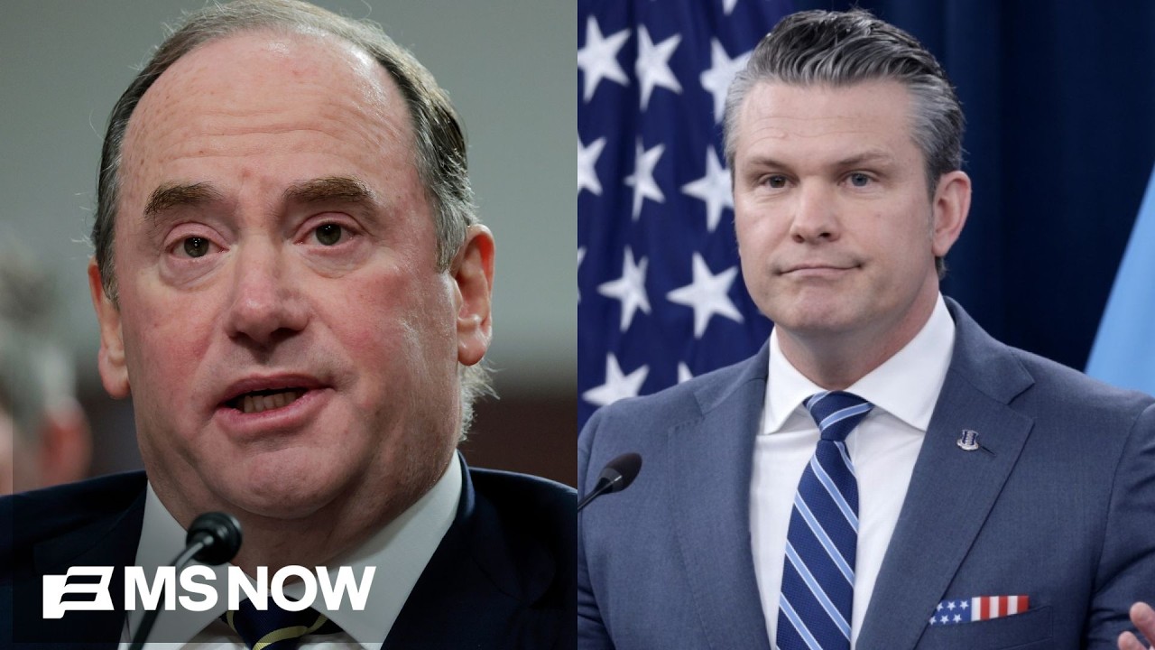 Secy. Hegseth fires Navy Secretary John Phelan