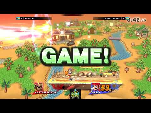 JSB19 - Sm4sh Singles: BOSS | G(C.Falcon) vs BES-G | Bubba(Mario) WR1