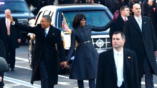 The Obamas Walk The Streets After 2nd Inauguration