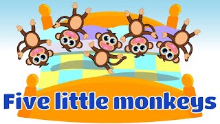 5 Little Monkeys | Five Little Monkeys | Nursery Rhyme | Best Kids Song