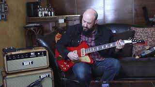 Video thumbnail for Springer Guitars Firehawk "ember red" w/ TV Jones Powertrons by SpringerGuitars