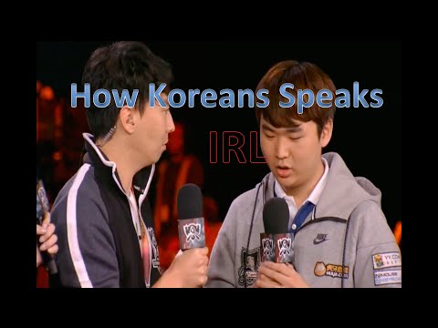How Koreans speaks IRL- FT Sjokz,GoRILLA and a random translater guy