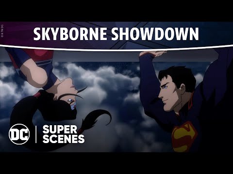 Thumbnail of the video: DC Super Scenes: Skyborne Showdown