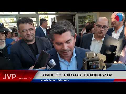 Marcelo Orrego – Situación de ruta 40 Jáchal y balance  dos años a cargo del gobierno de San Juan