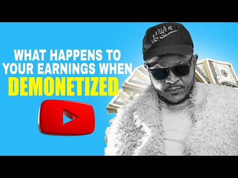 What Happens to your Earnings When Demonetized -  (My Shocking Story)