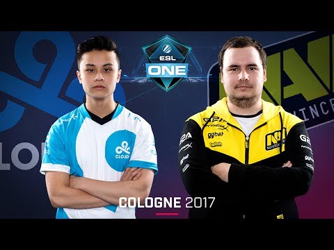 CS:GO - Cloud9 vs. Na'Vi [Mirage] Map 1 - Semifinal - ESL One Cologne 2017