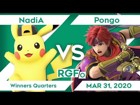 NadiA (Pikachu, Mac) vs. Pongo (Roy, Ken) - Winners Quarters - RGF Online #3