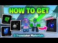 How to get 3 Translator Materials in Fisch - Alien Update