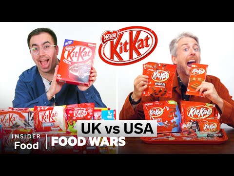 US vs UK Kit Kat | Food Wars | Insider Food