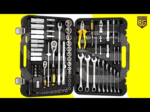 Миниатюра изображения товара Универсальный набор инструментов BERGER 1/2"-1/4" / BG099-1214 (99 предметов)