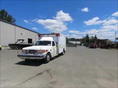Sold! Ford F350 Pickup Truck Road Rescue Inc Ambulance 7.3L bidadoo.com