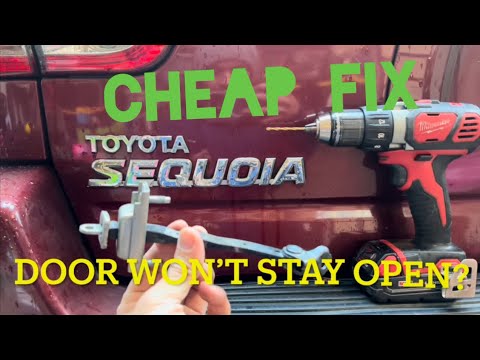 Toyota door won’t stay open ? - fix for under $20
