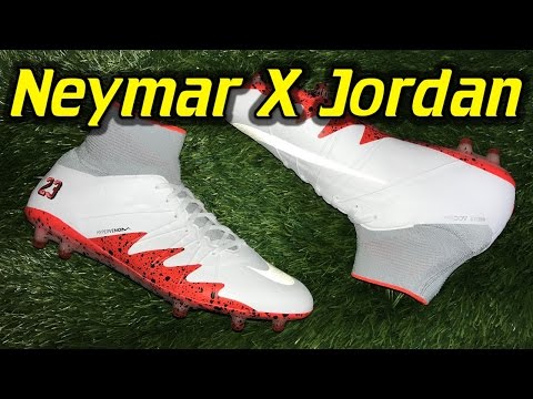 Neymar X Jordan Nike Hypervenom Phantom 2 (White/Black/Light Crimson) - Review + On Feet