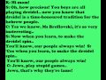 Southpark - Dreidel song lyrics(text) 