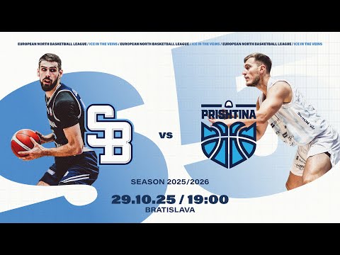 BC Slovan Bratislava v SIGAL PRISHTINA | Oct 29, 2025, 7:00 PM | ENBLeague 2025/26