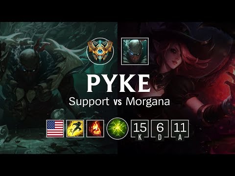 Pyke Support vs Morgana - NA Challenger Patch 8.23