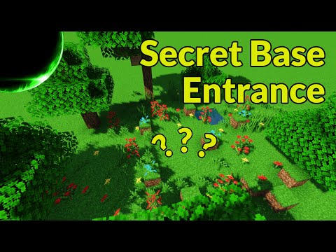 ZennsWorld - Secret Base Entrance (Piston Elevator) For Java Edition | Minecraft Redstone Engineering Tutorial