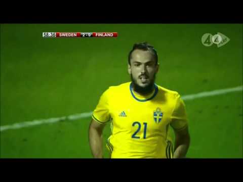 Kujović första landslagsmål för Sverige