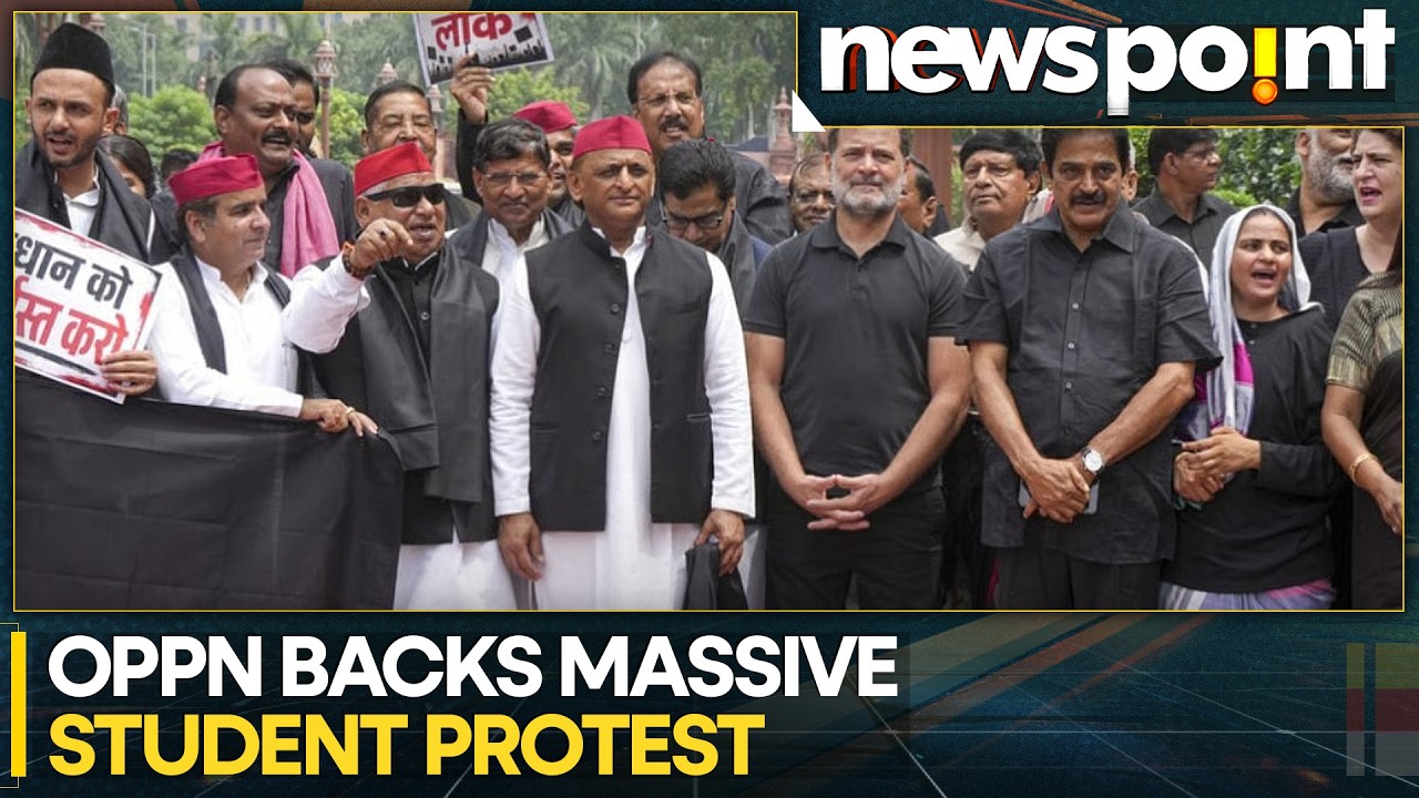 NEET Protest Intensifies: Opposition MPs Wear Black, Students Demand Education Reforms