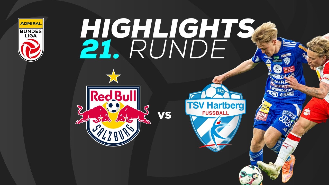 Red Bull Salzburg vs TSV Hartberg Highlights