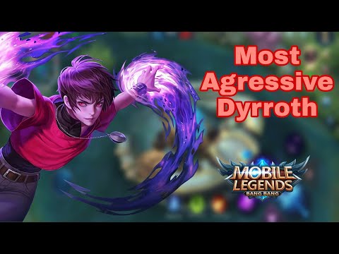 Hard Rank! Attack Agressive Dyrroth! MLBB