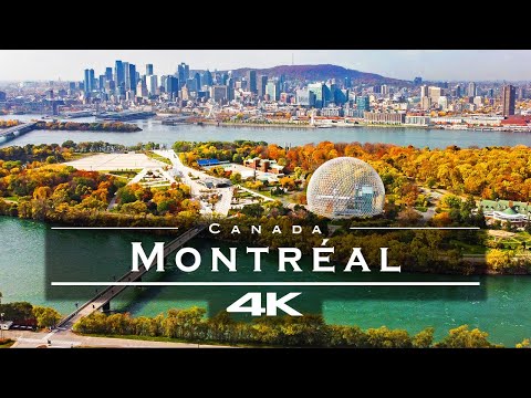Montreal, Canada 🇨🇦 - by drone [4K]