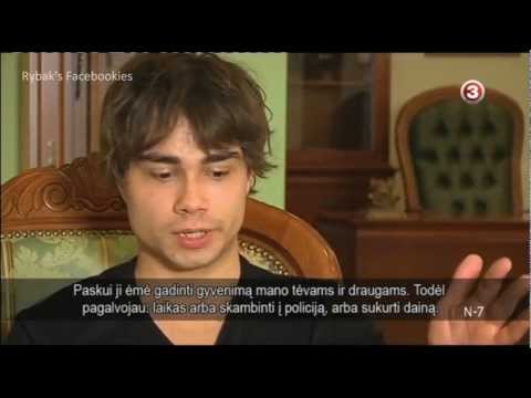 Alexander Rybak in "Gyvenimas yra grazus" (Lithuania). 18.03.13
