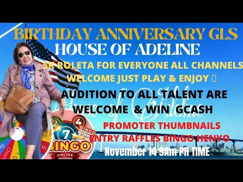 PALARO SA SABADO NI HOUSE OF ADELINE