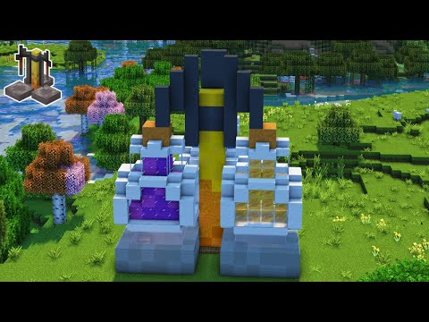 Aimstew - Minecraft | How to Build a HUGE Survival Brewing Stand Base