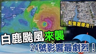 白鹿颱風週五發海陸警 估週六花東一帶登陸