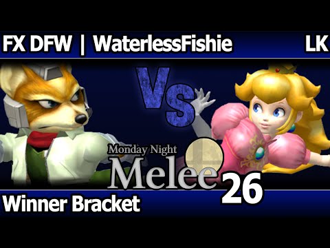MNM 26 Melee FX DFW | WaterlessFishie (Fox) vs LK (Peach) - Winners Bracket