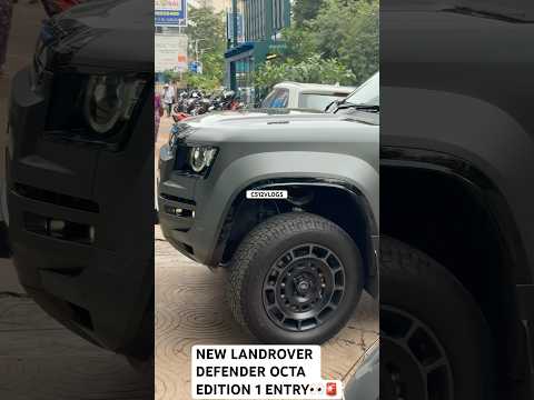 NEW LANDROVER DEFENDER OCTA EDITION ONE SUV ENTRY IN MUMBAI #shorts#india#car#landrover