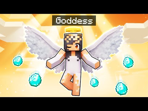 Playing As A GODDESS In Minecraft!