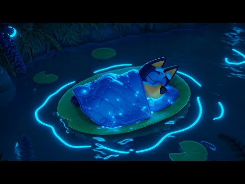 Drift to Sleep with Bluey: Peaceful Piano & Water Sounds for Deep Sleep & Stress Relief 🌙