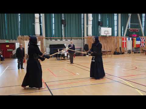 Stockholm Kendo Open 2018, 3 dan+ class, Kayhan - Göran Aranda