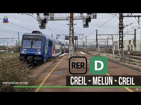 Paris Railway | RER - D :Transilien /CREIL -  Melun | Just Train