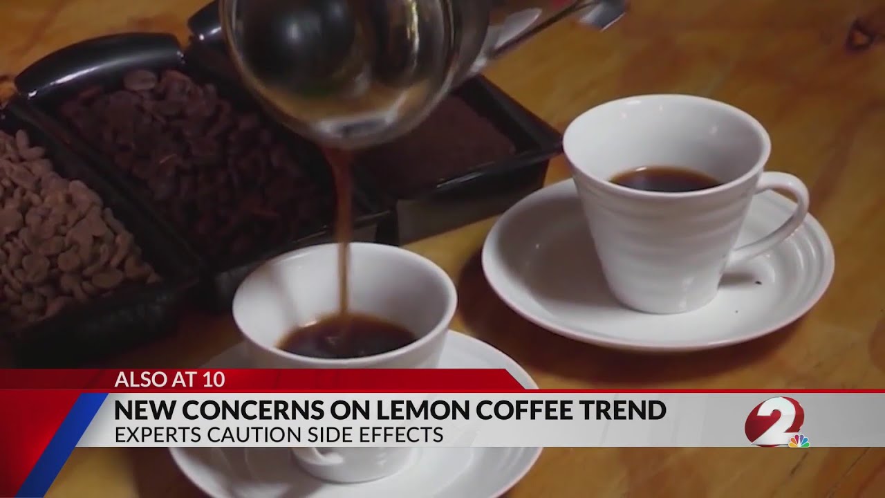 Lemon coffee trend: Health experts caution side effects