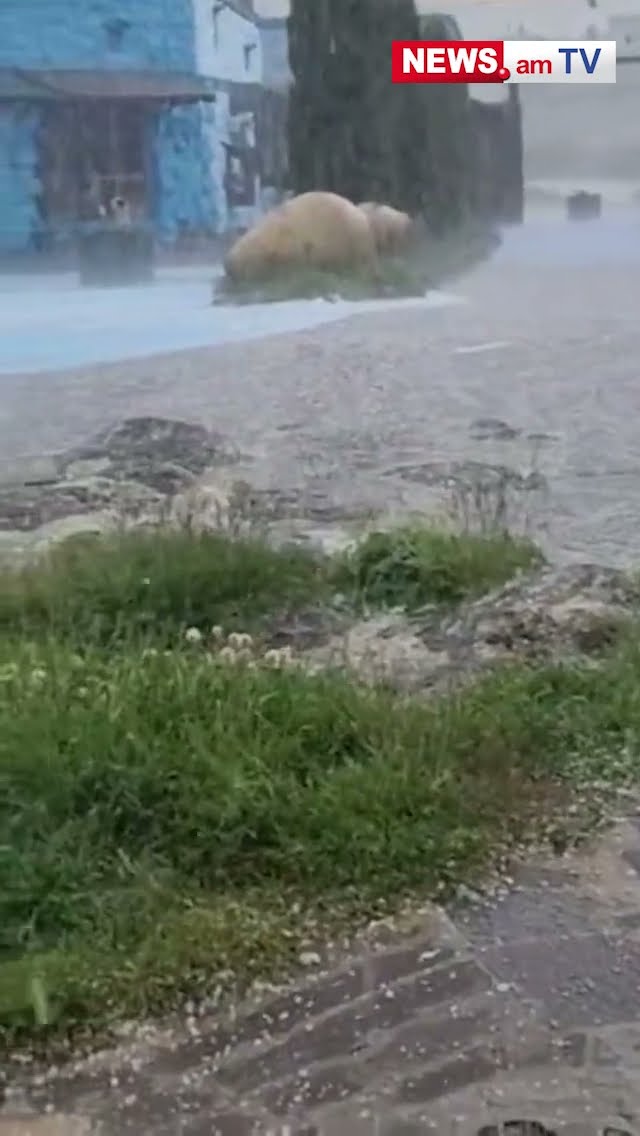 Սևանում կարկուտ է տեղացել