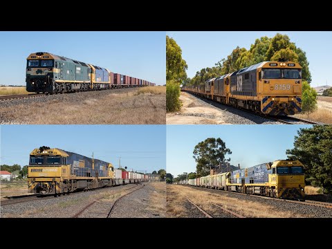 Pacific National Superfreighter, Steel and Grain trains plus The Overland in a day out West- 8/1/21