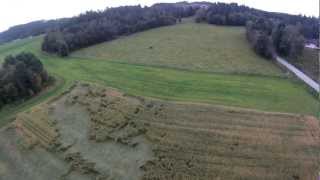 preview picture of video 'Fun FPV flying across cornfields and cows @ Malvik with my DJI F550 and GoPro Hero'