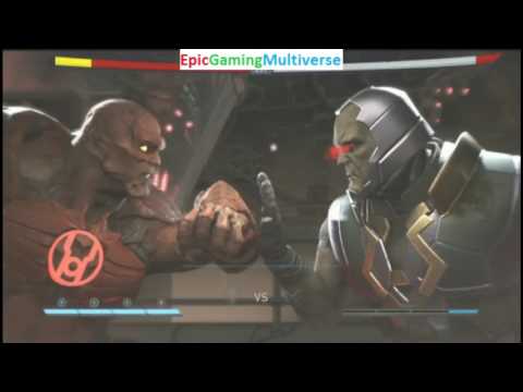 Red Lantern Atrocitus VS Darkseid In A Injustice 2 Match / Battle / Fight