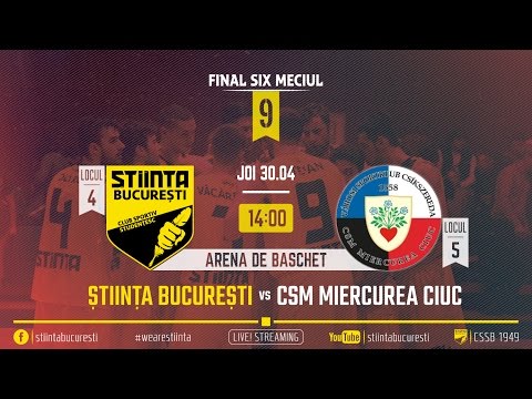 Știința v Miercurea Ciuc LIVE! (Baschet M)