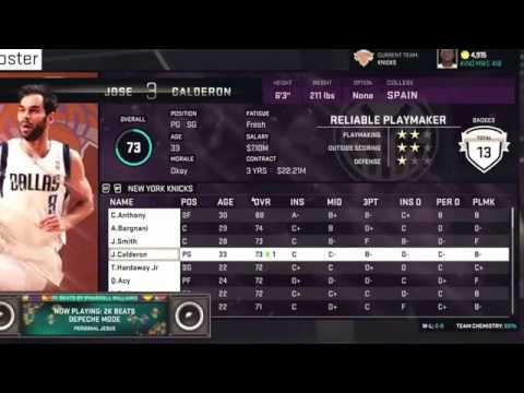 NBA 2K15 - My League Ep.1 - New York Knicks - The Creation!