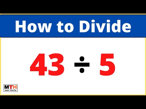43 divided by 5 (43÷5) | Long Division