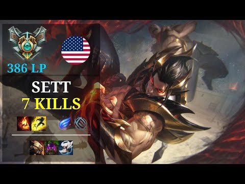 Sett Support vs Rell - 7 kills - Alvinchangrocks NA Grandmaster (386 LP) Patch 11.3