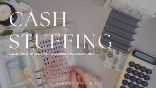AUGUST No.3 2025 | CASH STUFFING UK | £195 | Savings | Sinking Funds | UK Cash Budgeter