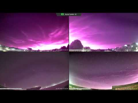 Timelapse do céu - Uma semana em alguns instantes em Santa Catarina - Monte Castelo - 22/06/2026