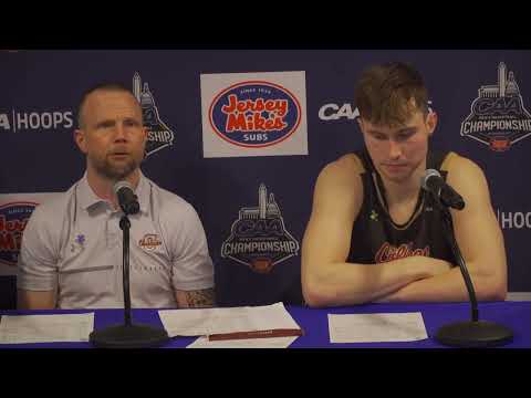 2023 Men's #CAAChamps Game 11 Press Conference (Towson vs Charleston)