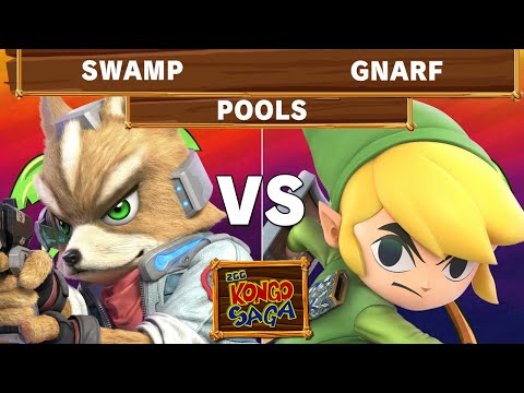 2GG Kongo Saga - GN | Swamp (Fox) VS SM | Gnarf (Toon Link) - Smash Ultimate - Pools