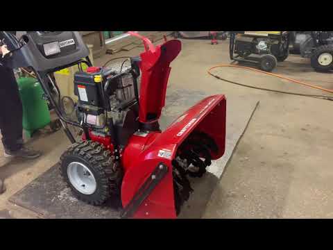How to Start and Operate Craftsman 30” Snow Thrower
